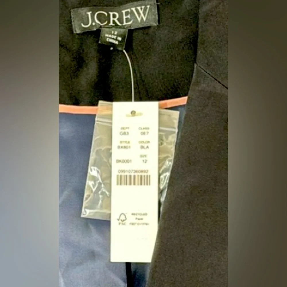 J.Crew Tuxedo blazer in drapey viscose BX801